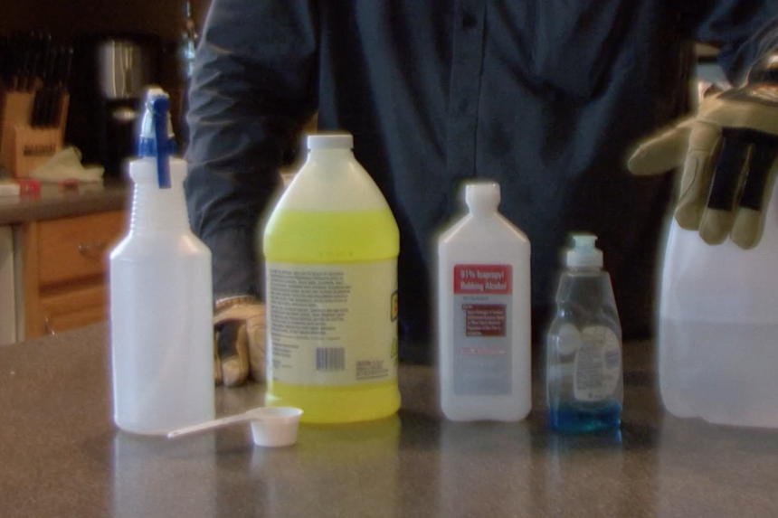 Homemade windex deals
